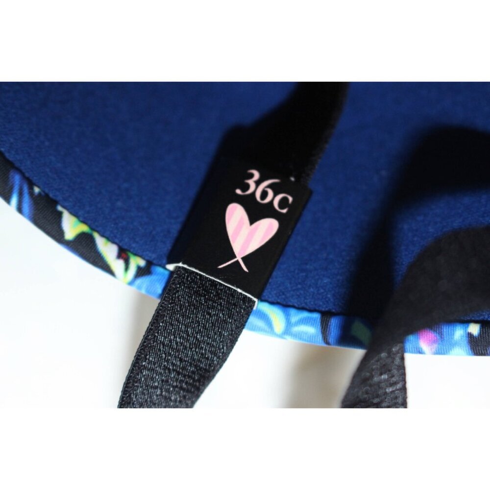 New w/Tags - 36C - Victoria’s Secret x Mary Katrantzou Underwire Demi Bra BLUE - Picture 7 of 8